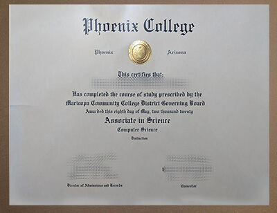 order Phoenix College diploma