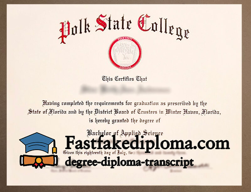 How to buy Polk State College fake diploma?
