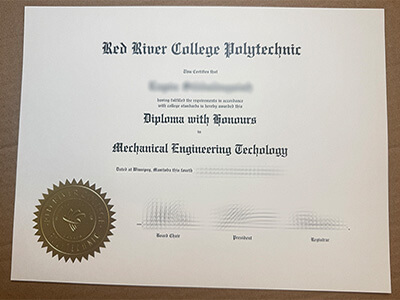 get Red River College Polytechnic diploma