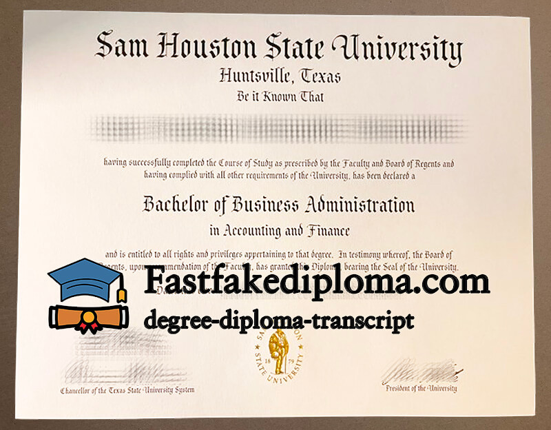 Order Sam Houston State University diploma