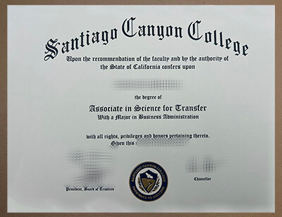 Order Santiago Canyon College diploma online