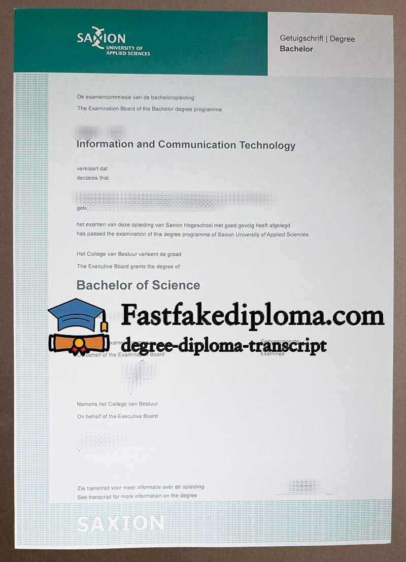 get Hogeschool Saxion diploma