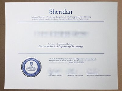 get Sheridan College Institute of Technology diploma
