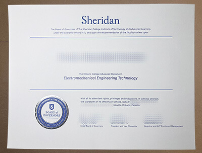 get Sheridan College Institute of Technology diploma