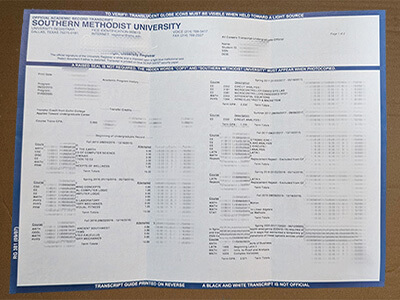 Can I order Southern Methodist University transcript