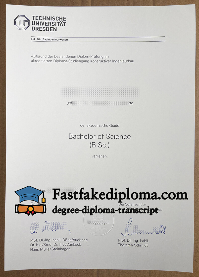 Technische University dresden diploma