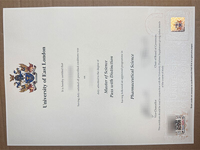 University of East London diploma