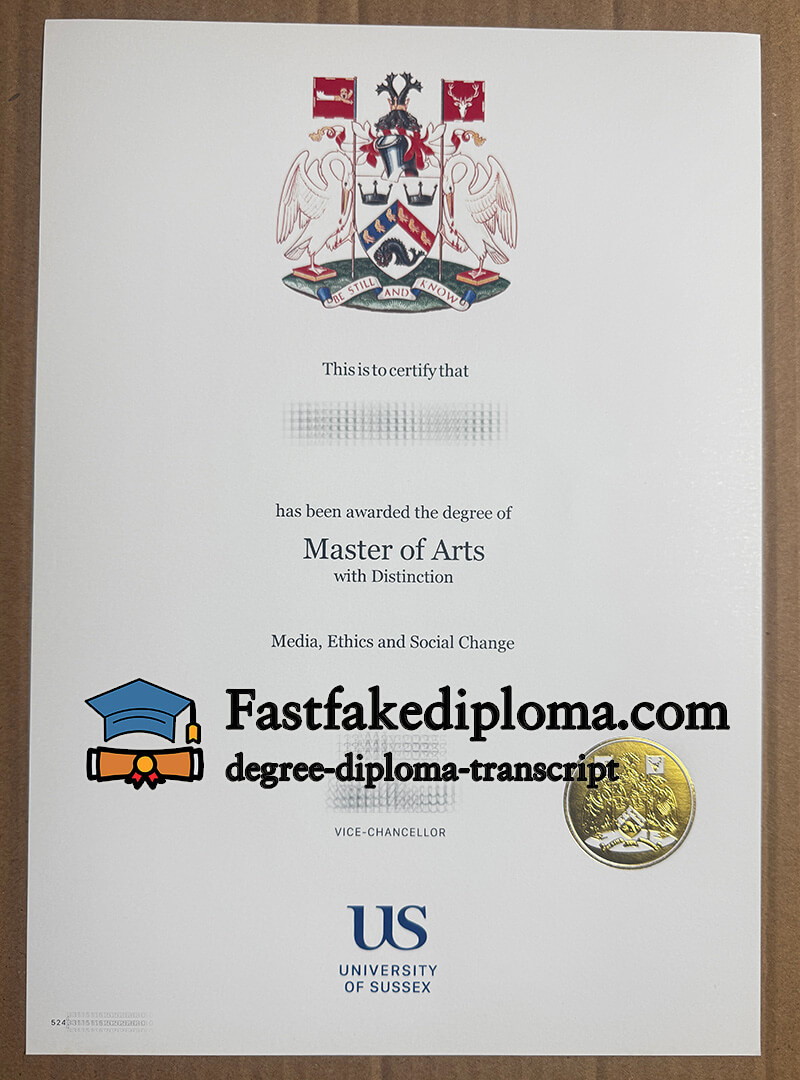 buy University of Sussex diploma