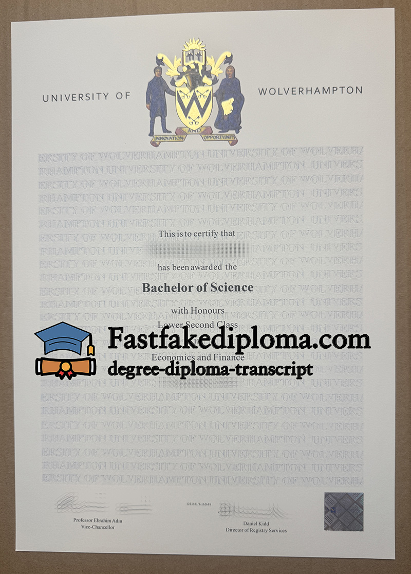 Buy University of Wolverhampton degree