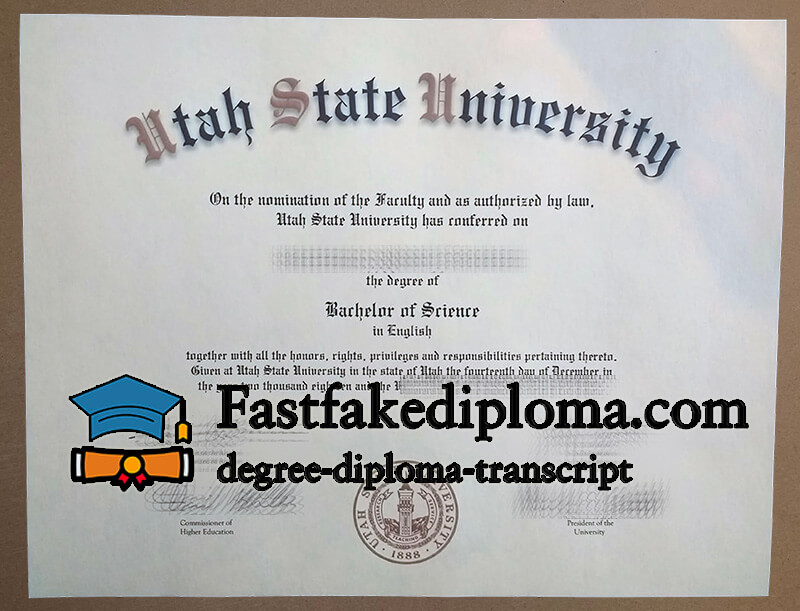Order Utah State University diploma