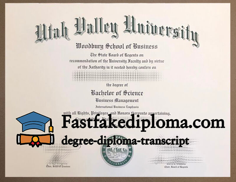 Buy Utah Valley University degree