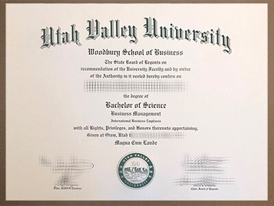 order Utah Valley University diploma