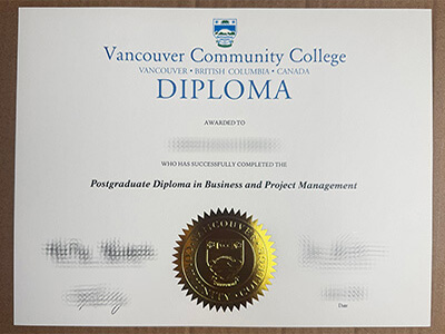 order Vancouver Community College diploma