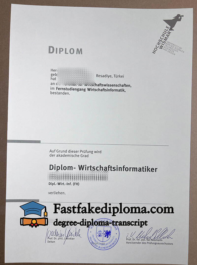 Where to buy Hochschule Wismar diploma?