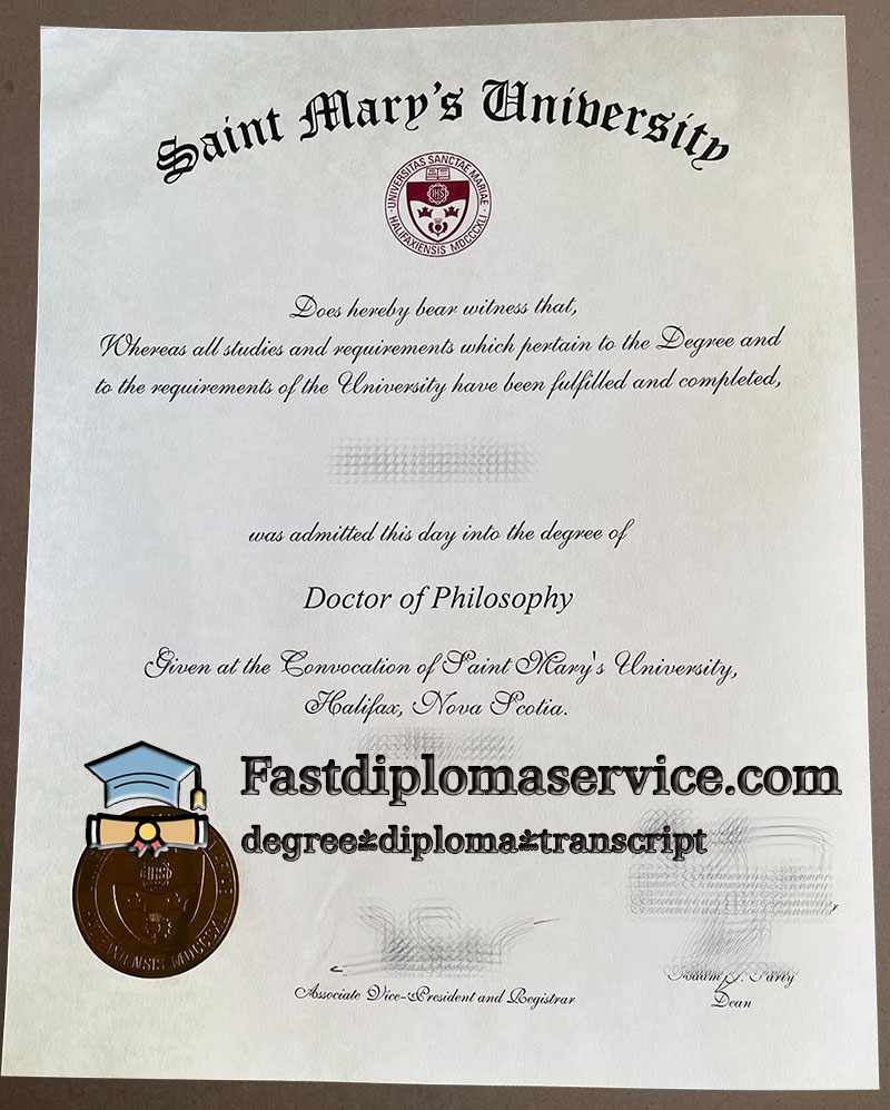 Buy Saint Mary's University degree