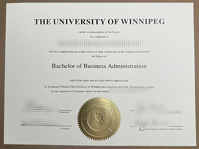 University of Winnipeg diploma
