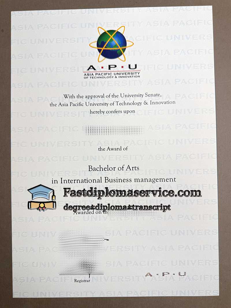 Buy Asia Pacific University diploma, where to get Asia Pacific University degree?