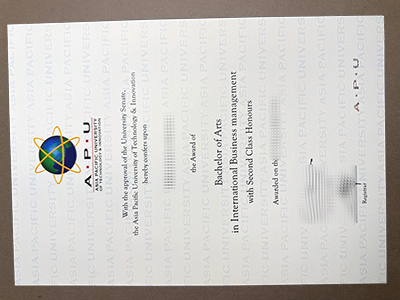 Buy Asia Pacific University diploma, where to get Asia Pacific University degree?