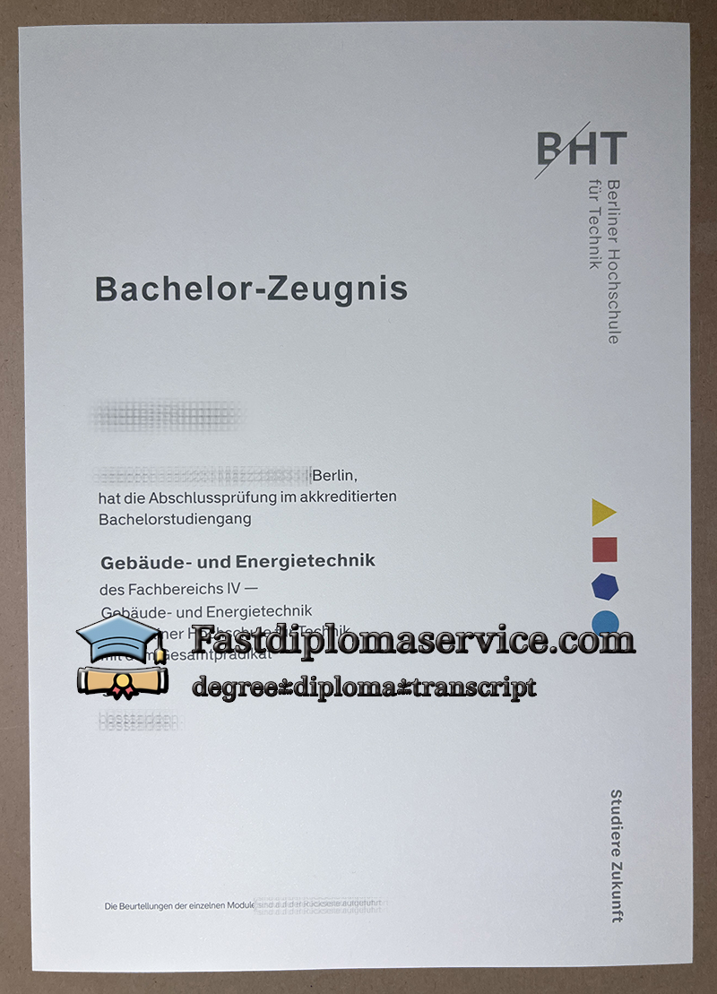 Buy Berliner Hochschule Für Technik diploma online