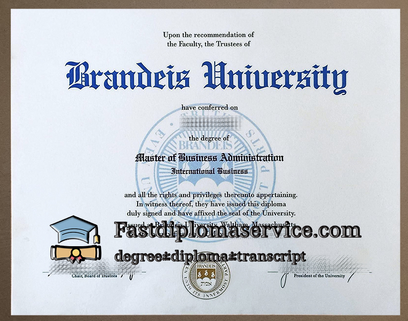 Buy Brandeis University diploma