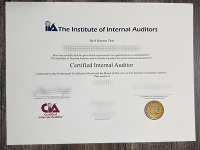Buy CIA certificate, get IIA certificate online