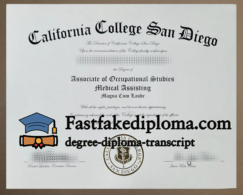 Buy California College San Diego diploma