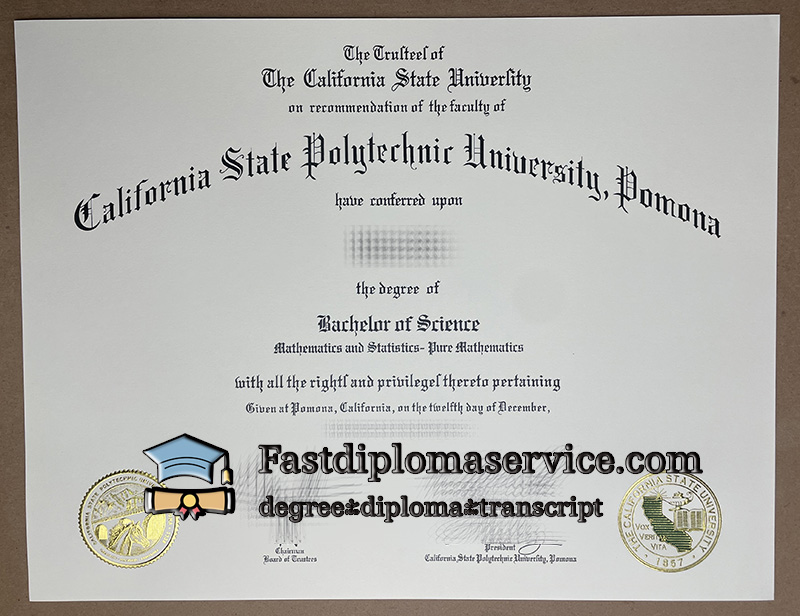 Buy Cal Poly Pomona diploma