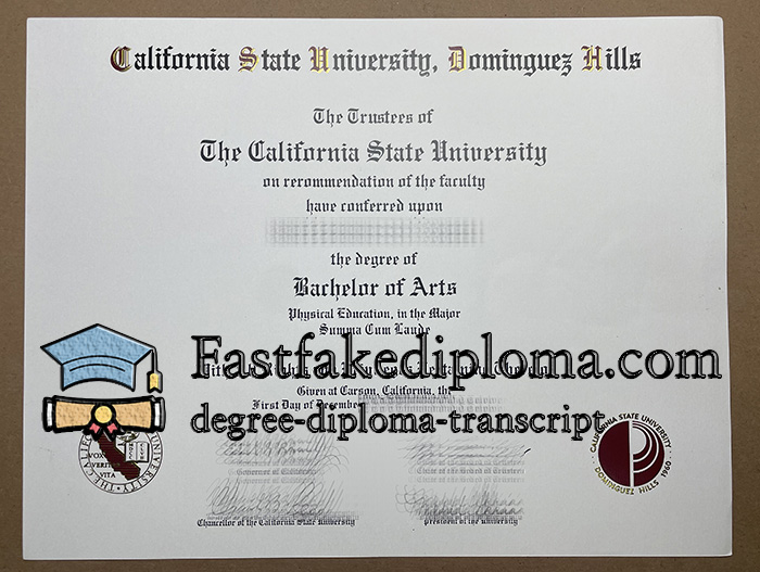 Order Cal State Dominguez Hills diploma