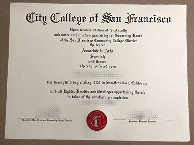 make City College of San Francisco degree