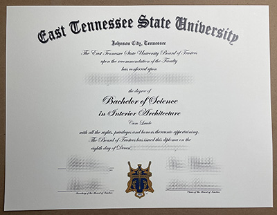 make East Tennessee State University degree