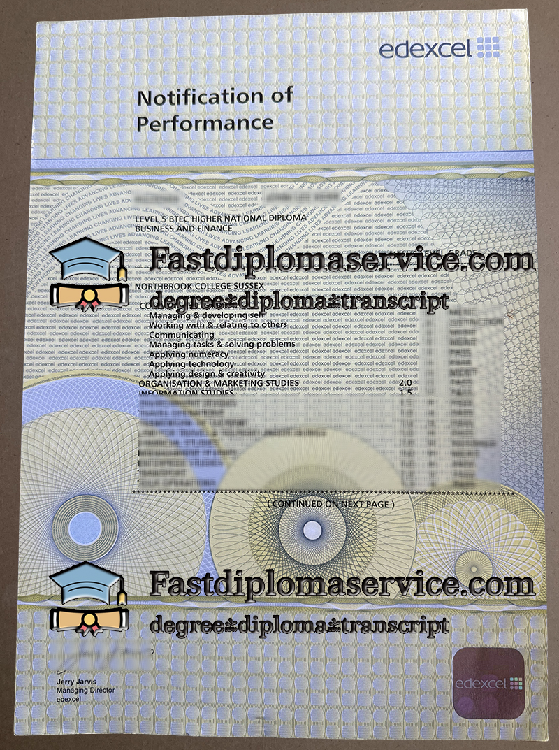 Buy Edexcel Level 5 Higher National certificate