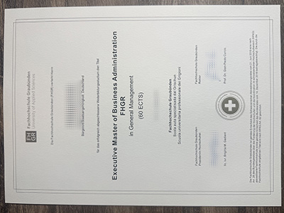 make Fachhochschule Graubünden certificate