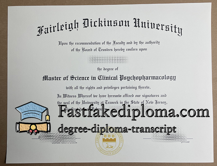 buy Fairleigh Dickinson University diploma