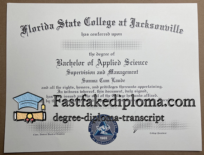 Buy Florida State College at Jacksonville diploma