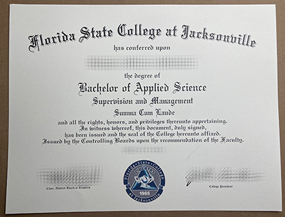 Florida State College at Jacksonville diploma