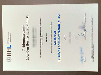 get HHL Leipzig Graduate School of Management diploma