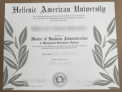 Can I order Hellenic American University diploma?