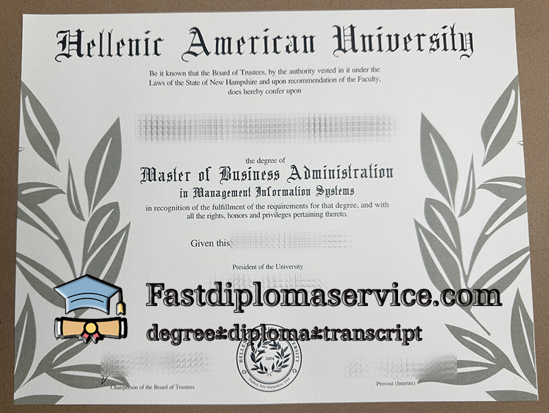 Buy Hellenic American University diploma