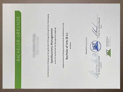 buy Hochschule für Management BachelorUrkunde