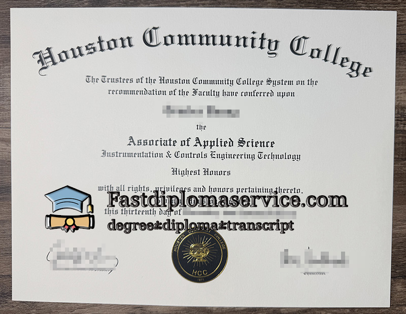 Buy Houston Community College diploma