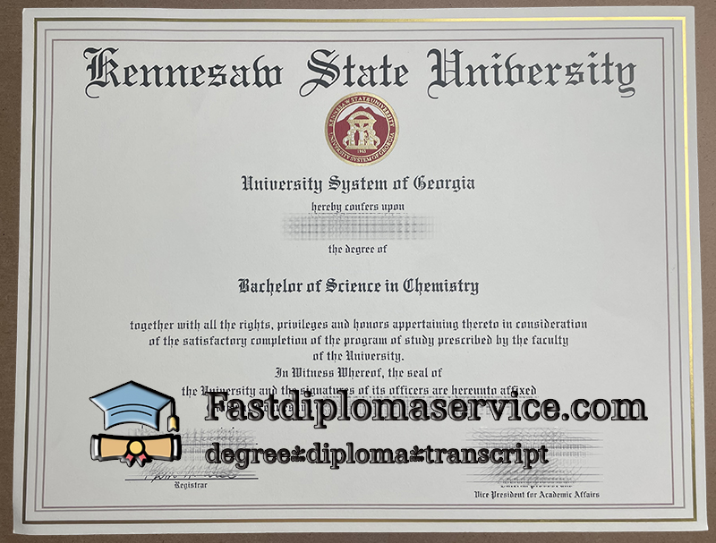 buy Kennesaw State University diploma