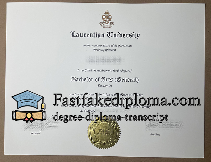 Make Laurentian University diploma