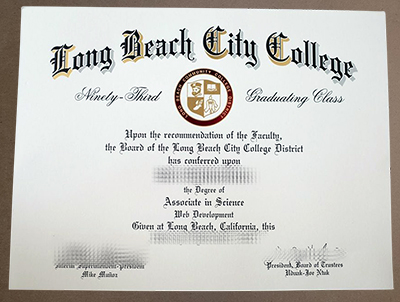 order Long Beach City College diploma