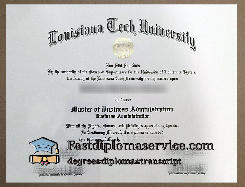 buy Louisiana Tech University diploma