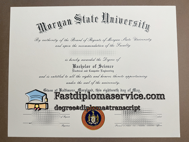 Where to order Morgan State University diploma?