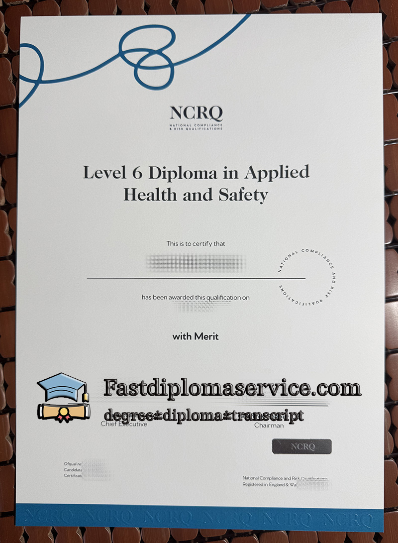 Buy NCRQ certificate online