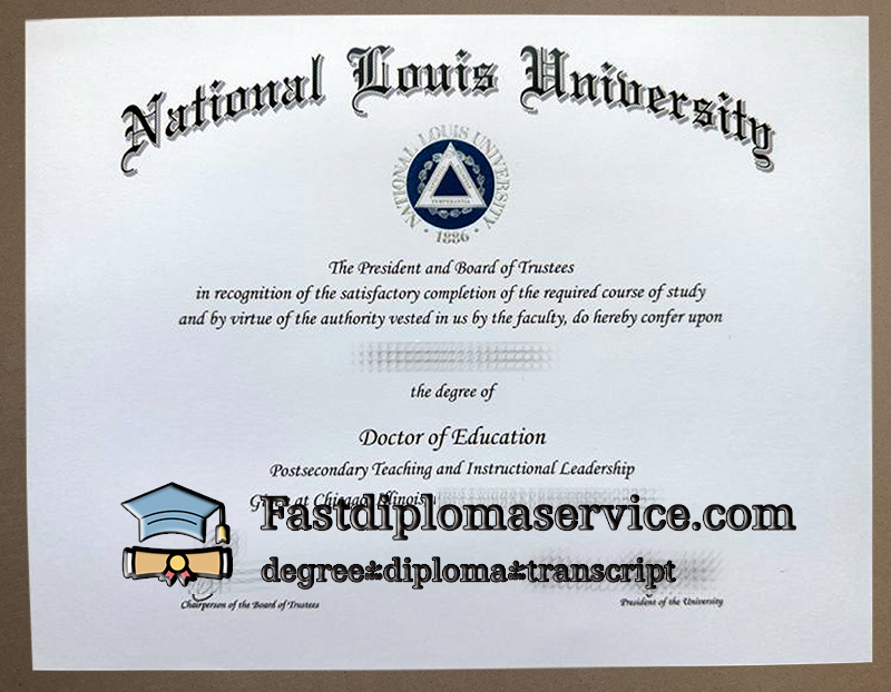 Buy National Louis University diploma