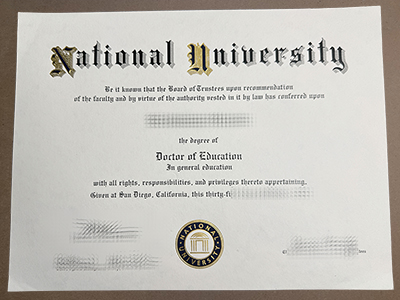 National University degree