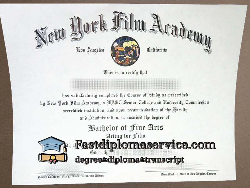 Buy New York Film Academy diploma