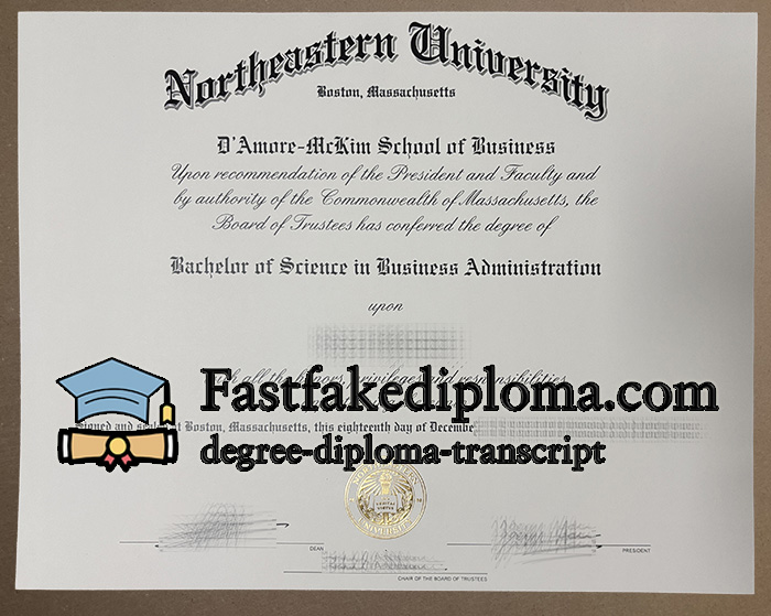 Order Northeastern University diploma